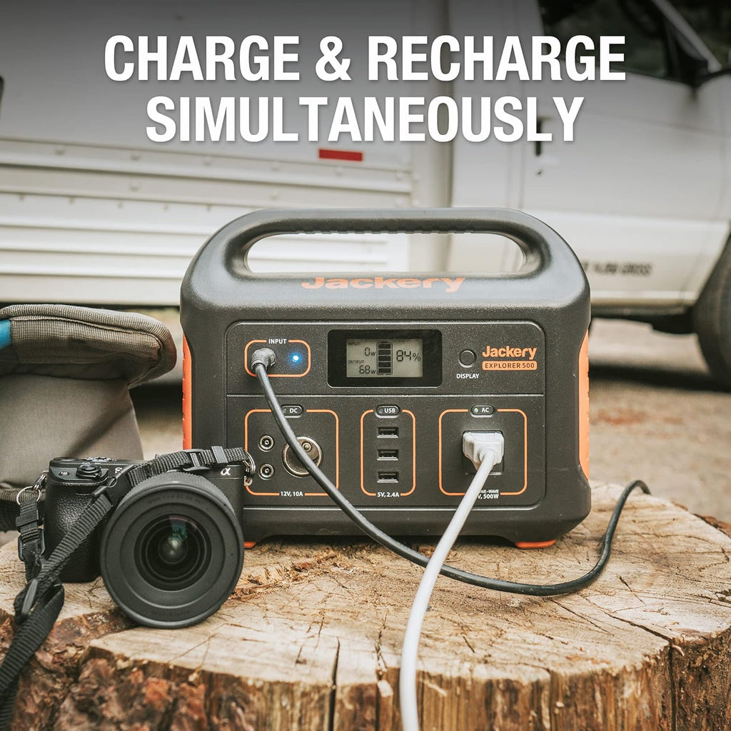 518Wh Portable Power Station with 110V/500W AC Outlet M444