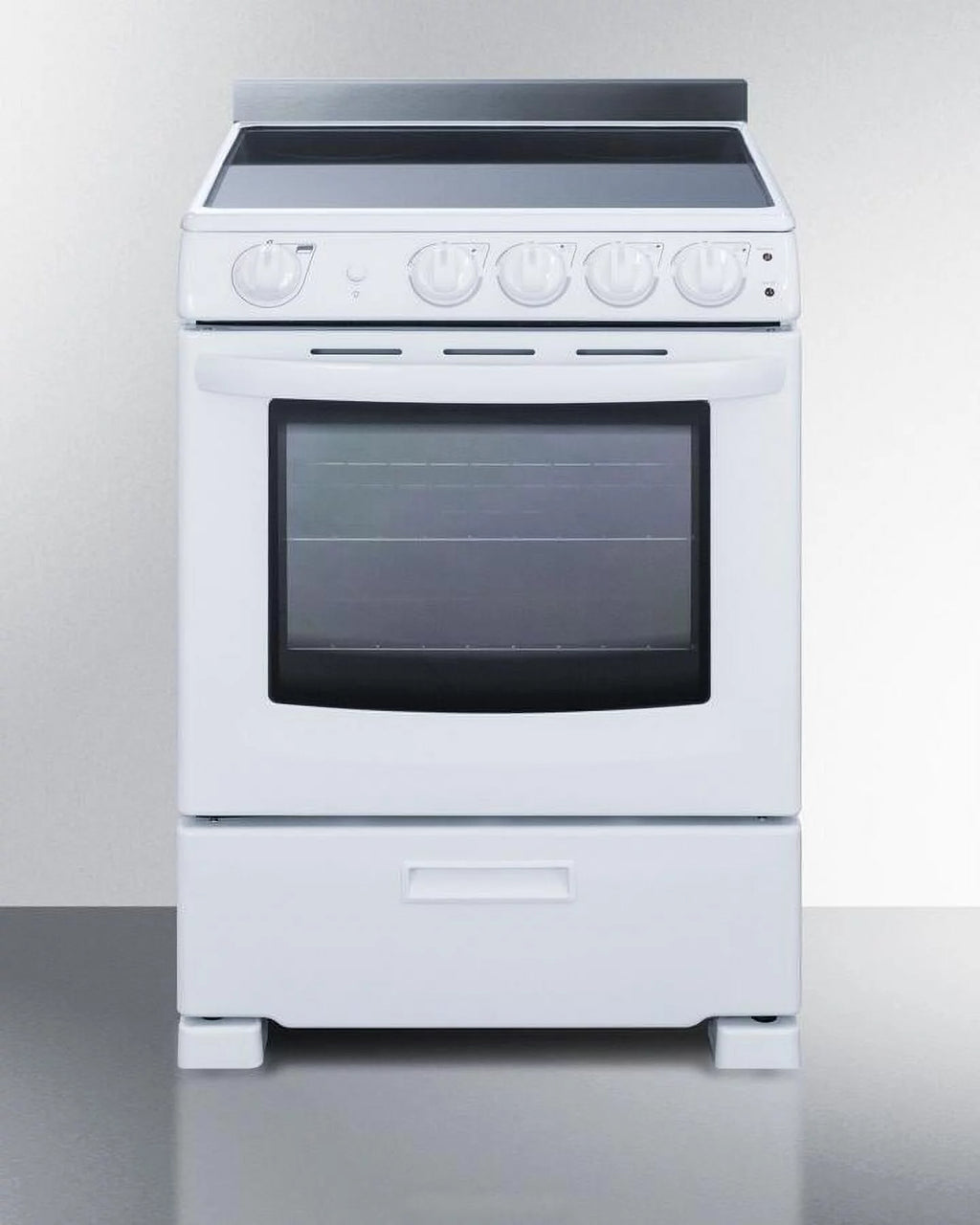 White Electric Smooth-Top Range K7774