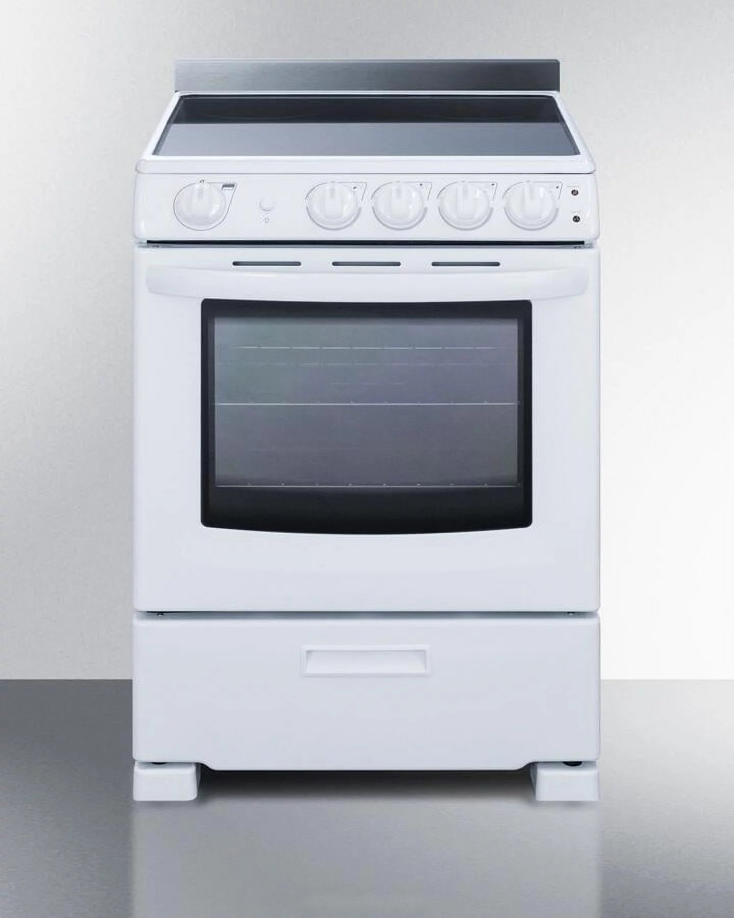 White Electric Smooth-Top Range K7774