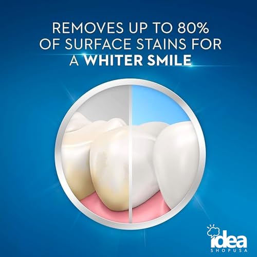 3 Large Tubes 5.2 oz Anticavity Fluoride Whitening Toothpaste H48566