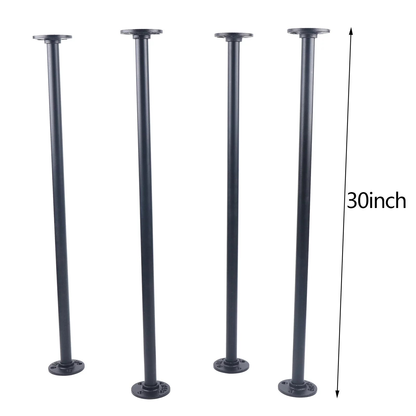 Black Metal Table Legs 4 Pack N450