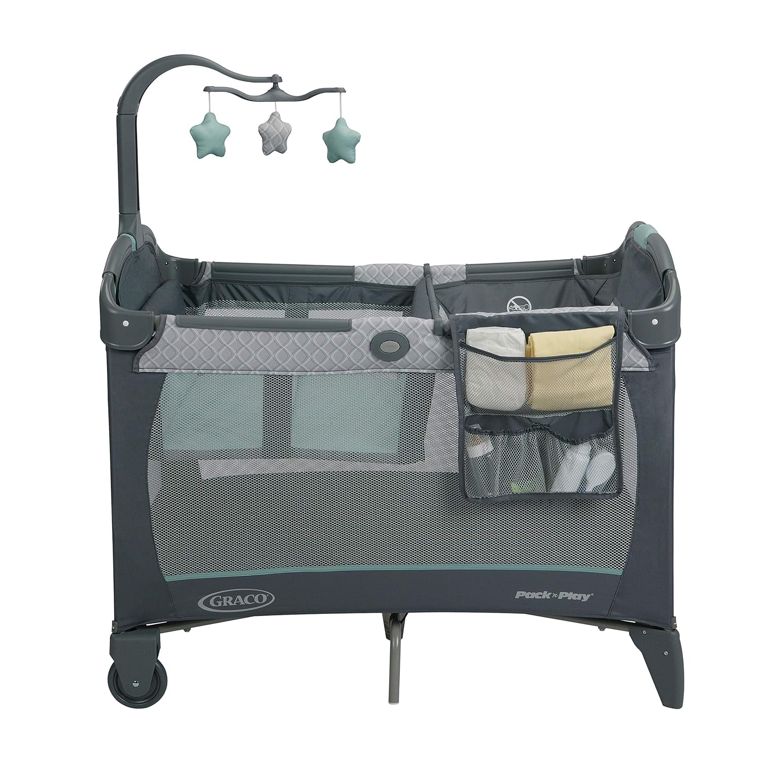 Pack and Play Playard with Portable Changing Pad, 40x28.5x29 Inch Z604