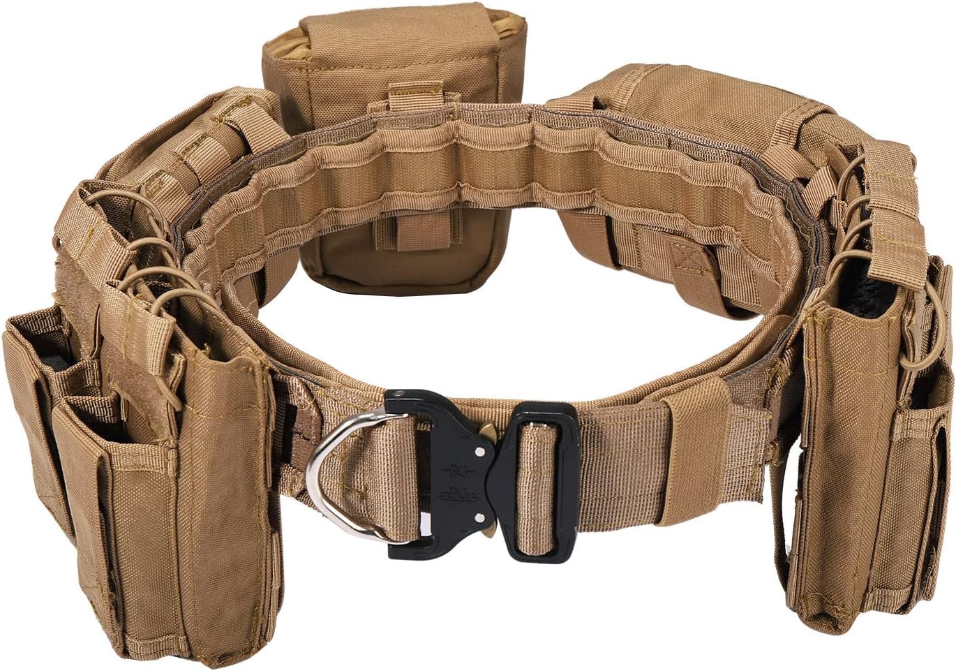 7 in 1 Tactical Modular Duty Belt Set with Pouches H734