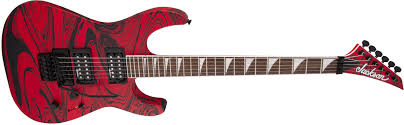 Satin Red Swirl Electric Guitar S6001