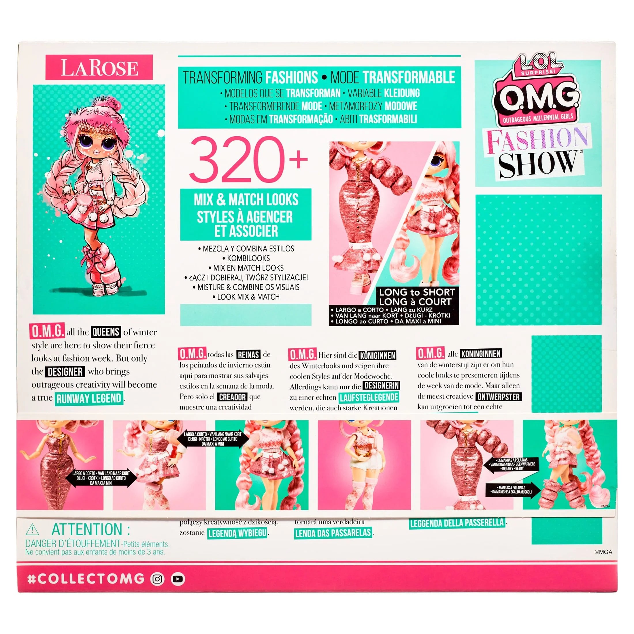 Fashion Doll with 320+ Fashion Looks P747923