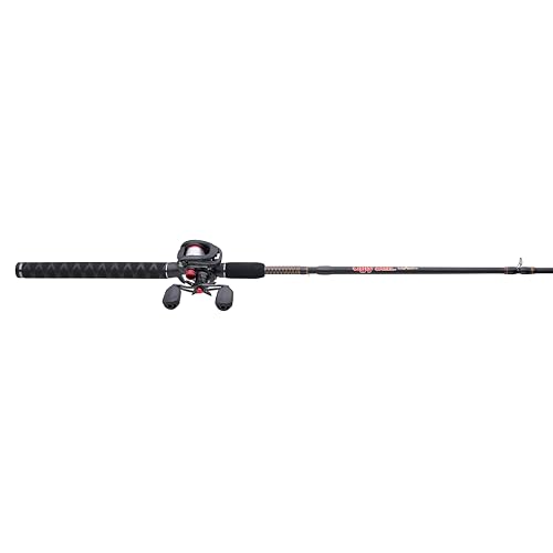 Low Profile Baitcast Reel and Fishing Rod Combo J584059