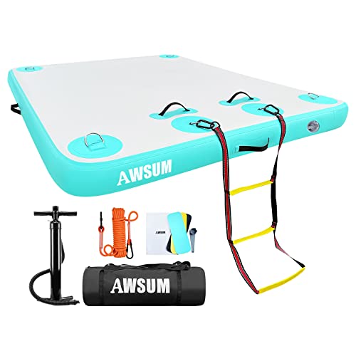 Inflatable Floating Dock Platform with None-Slip Surface E377