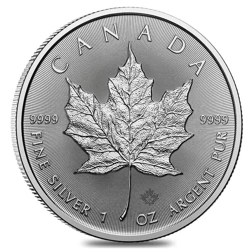 25 - 1 oz Canadian Silver Maple Leaf Coin Q94942