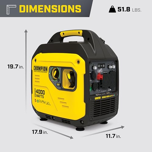 4000-Watt Dual Fuel Portable Inverter Generator X71420