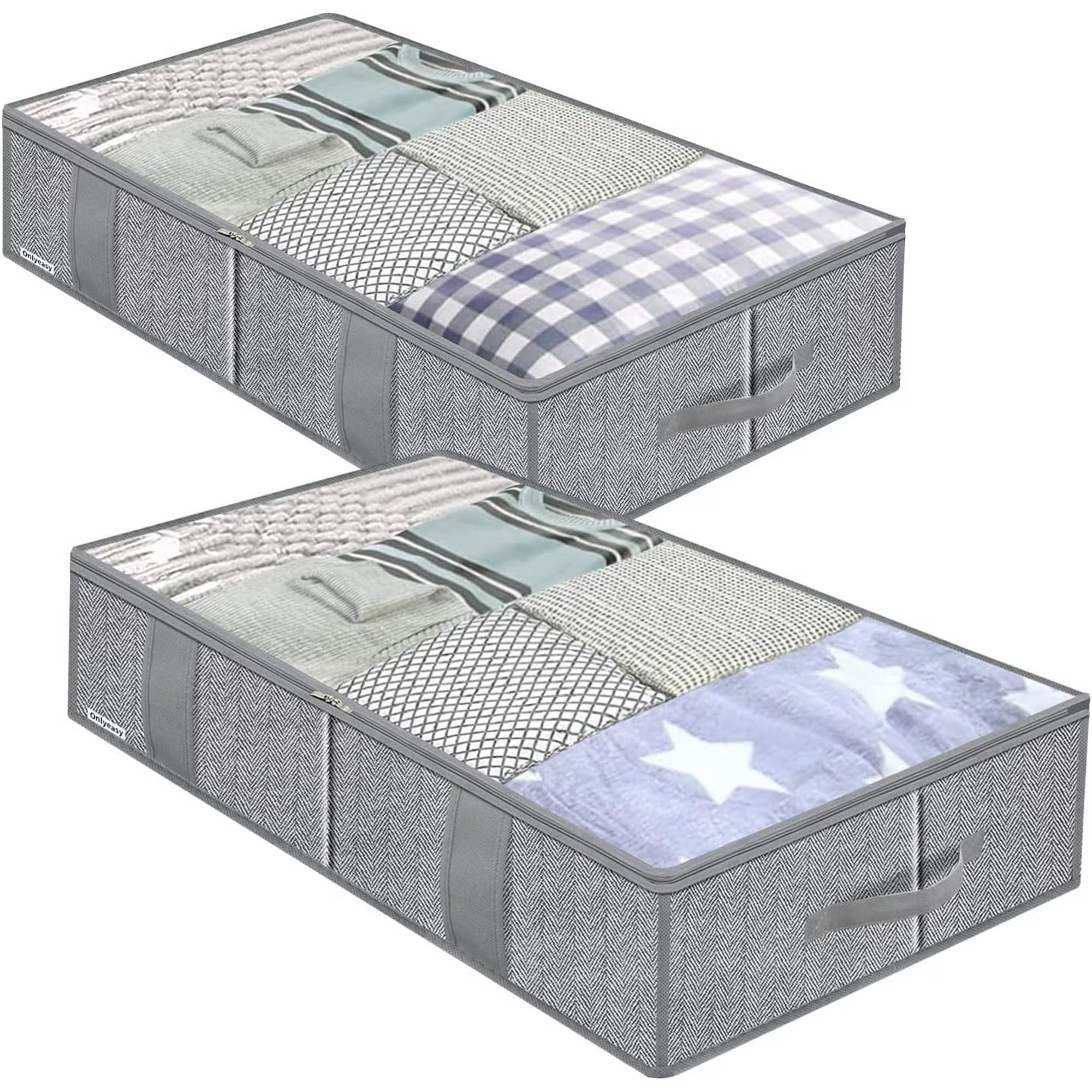 Breathable Zippered Storage Bag with Clear Window L744