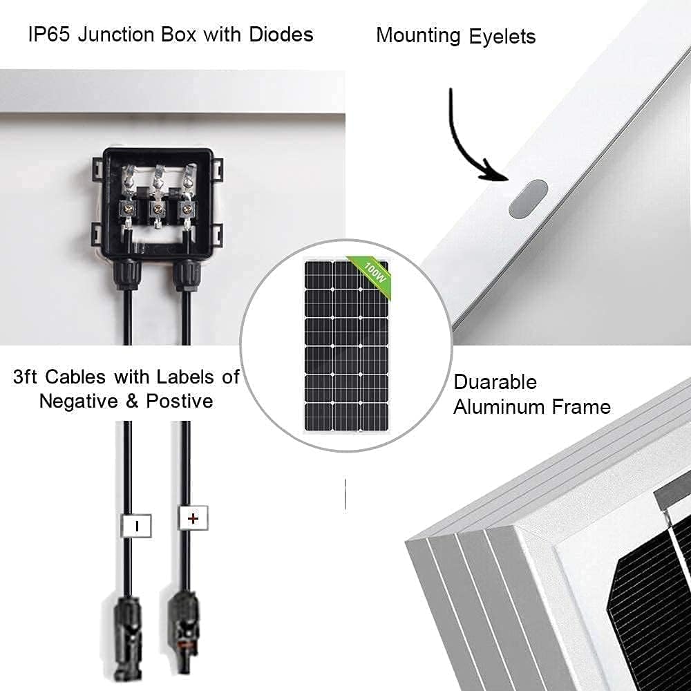 12V Solar Well Pump Kit with 120W Solar Panel and 10Ah Battery P6951