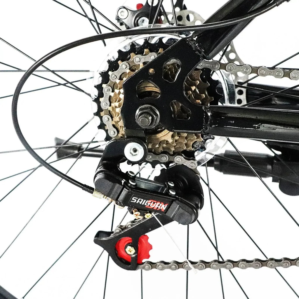 26 Inch 21 Speed Red Black Mountain Bike U96940