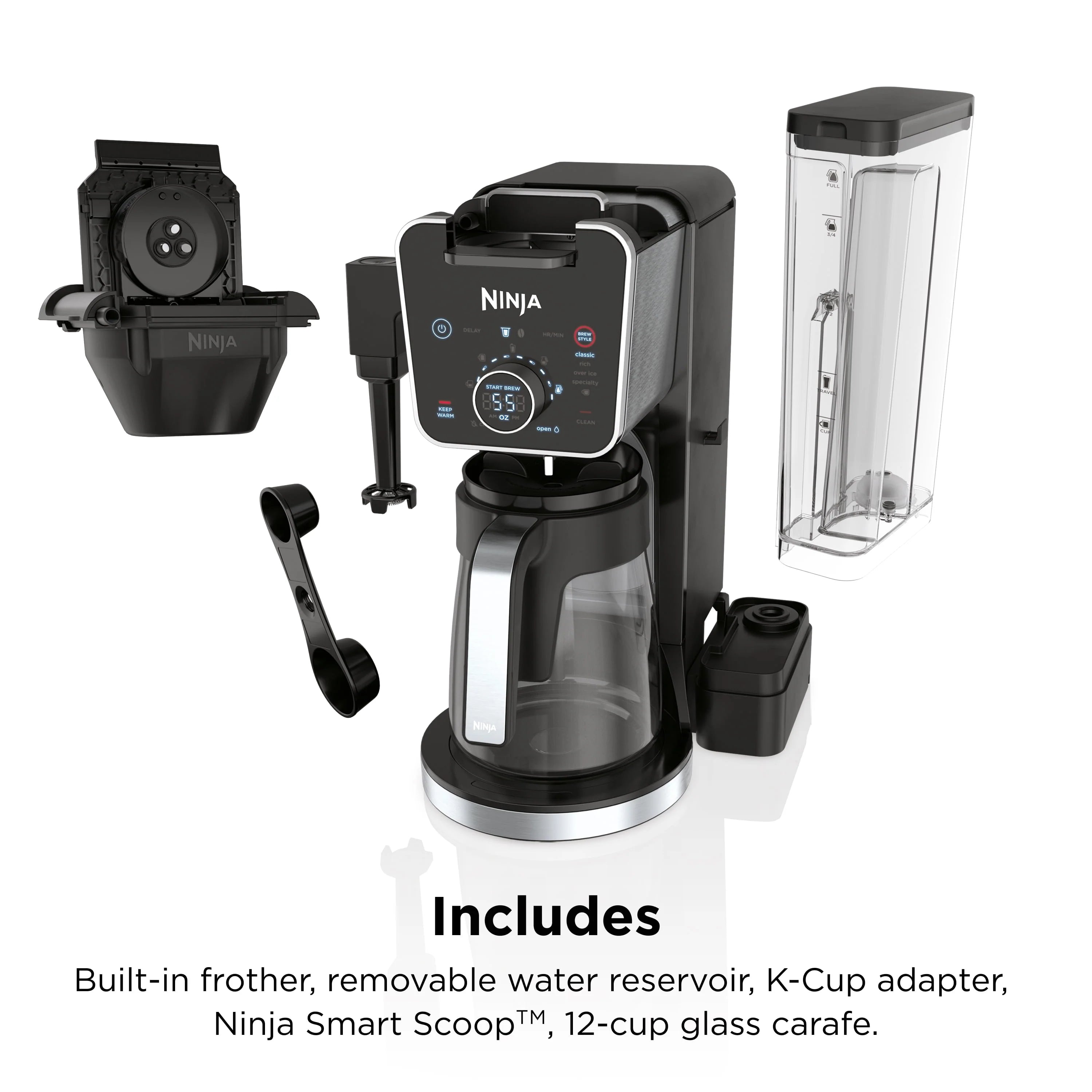 12-Cup Drip Coffee Maker with Glass Carafe P31473