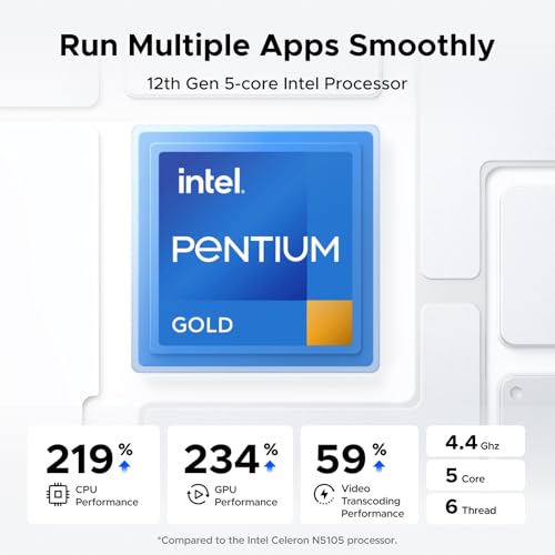 4-Bay Desktop NAS with Intel Pentium Gold 8505 CPU, 8GB DDR5 RAM, 128G SSD, 10GbE, 2.5GbE, M.2 NVMe Slots, 4K HDMI Z6792
