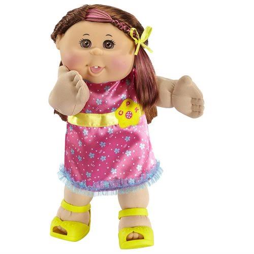 Caucasian Girl Doll with Brunette Hair R5547