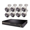 16-Channel 2TB 4K Analog HD DVR with 8 Bullet Cameras K385