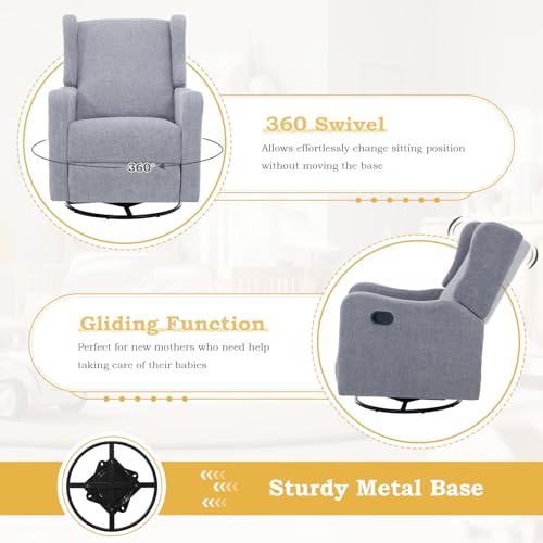 Swivel Rocking Recliner Chair P497
