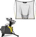 Soft Toss Pitching Machine and Vault Net Bundle H29315