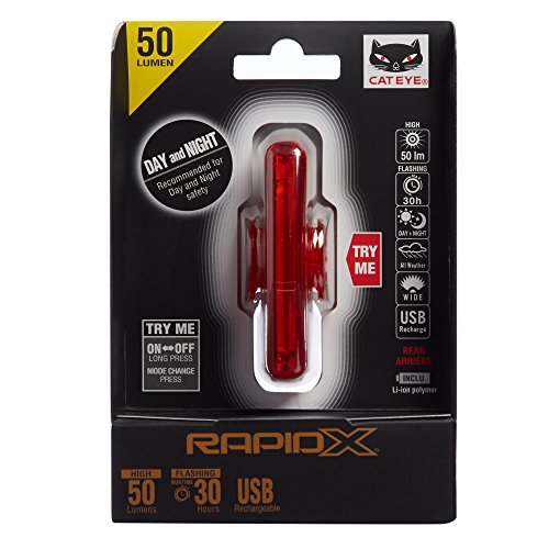 USB Rechargeable LED Bike Tail Light G842888