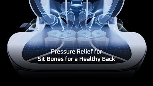 Black/White Ergonomic Gaming Chair T208707
