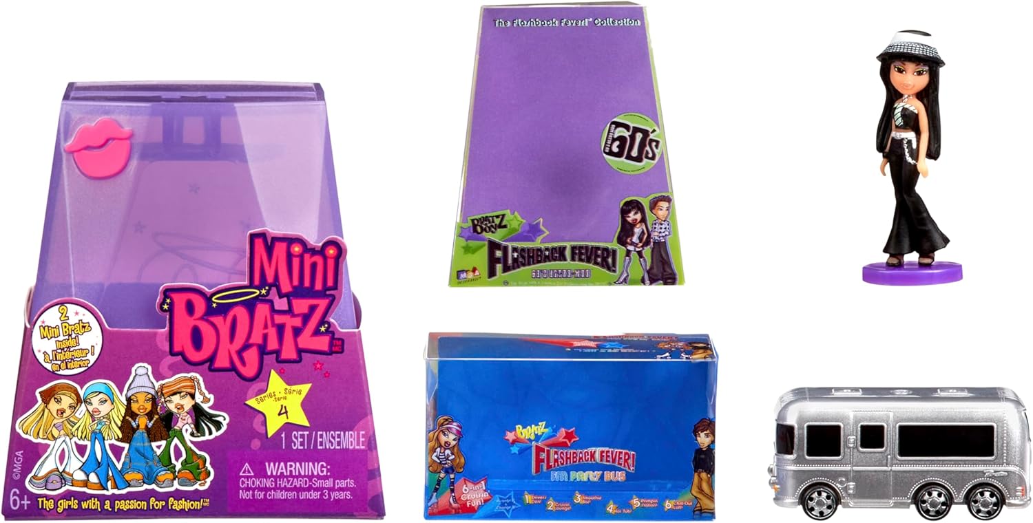 Mini Series 4 Collectible Figures, 2 Mini Dolls per Blind Pack H7277
