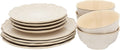 12-Piece Linen Dinnerware Set S825