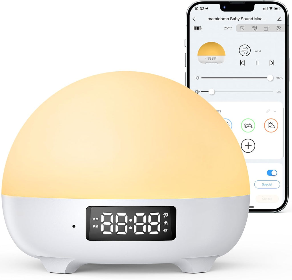 34 Soothing Sounds Sleep Sound Machine with Night Light D786639