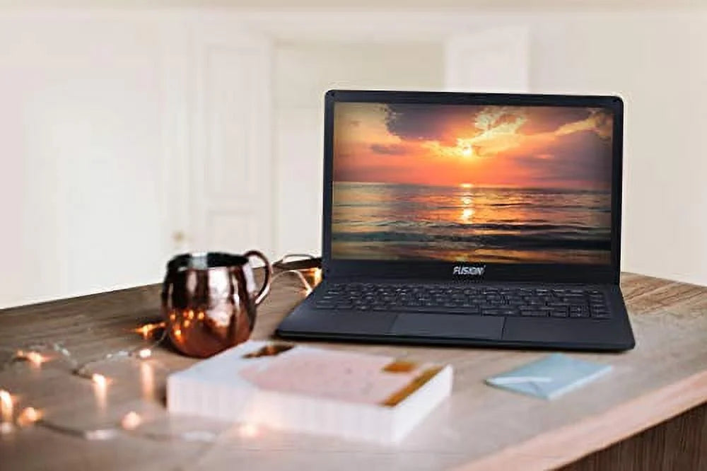 14.1" Full HD Windows 10 Professional Laptop, 4GB RAM, 64GB Storage, Intel Celeron K569
