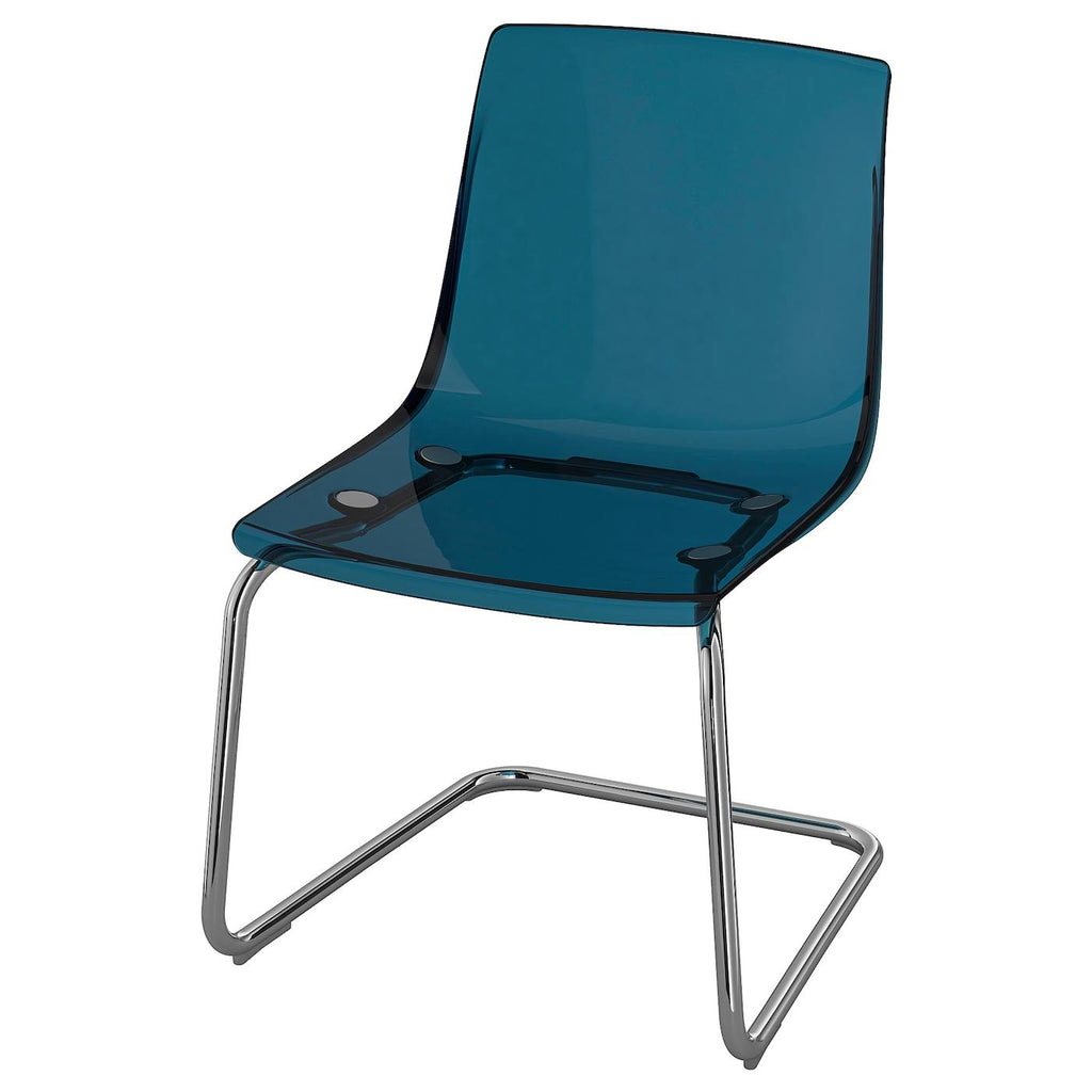 Blue/Chrome Plated Chair G567807
