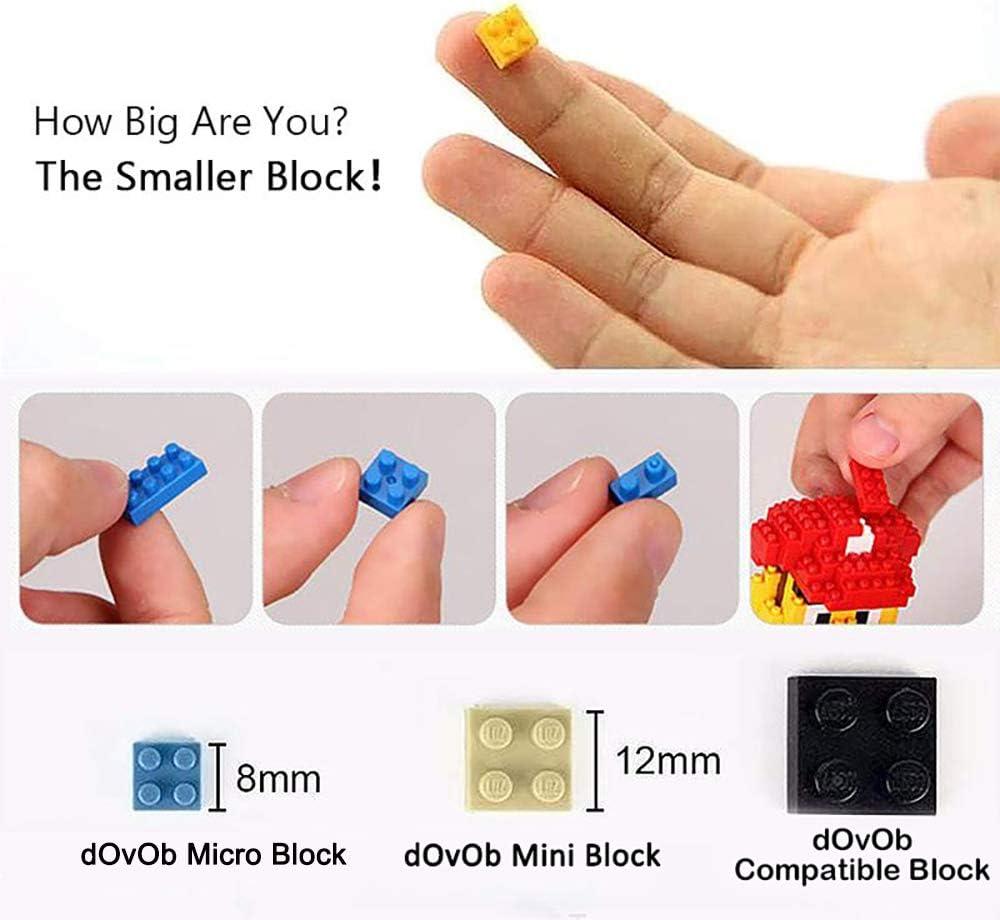 1872 Piece Mini Bricks Building Set with 2 Figure A37835