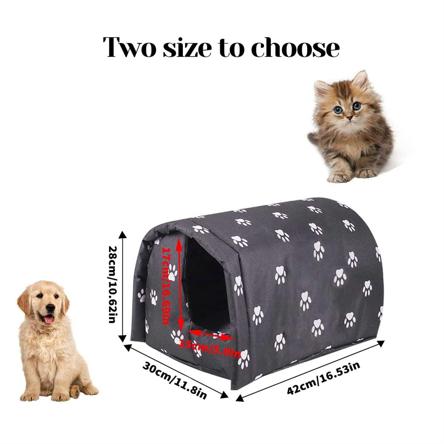 Weatherproof Foldable Cat House L46169