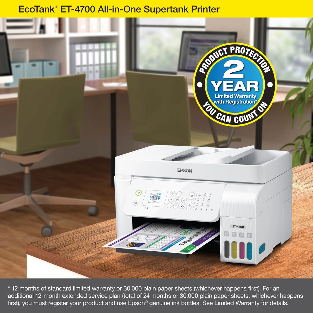 Wireless All-in-One Color Supertank Printer O702362