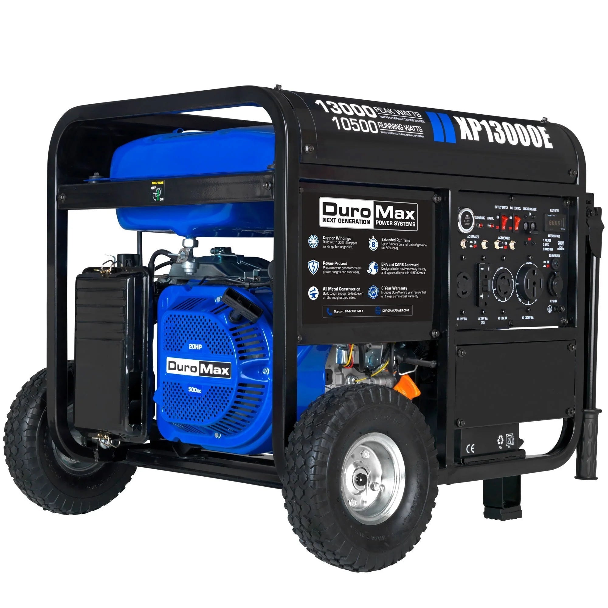 13,000 Watt Portable Gas Powered Generator Q703470
