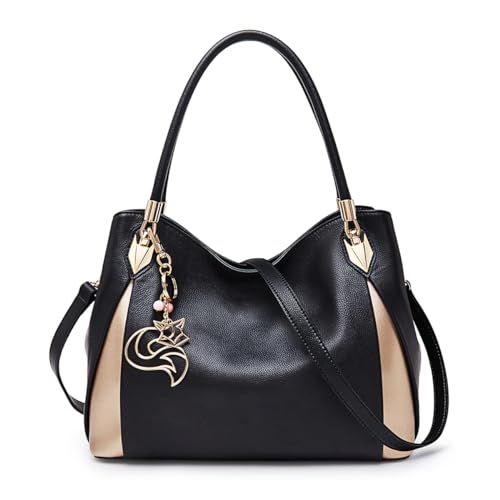 Genuine Leather Top-handle Totes Crossbody Bags O52054