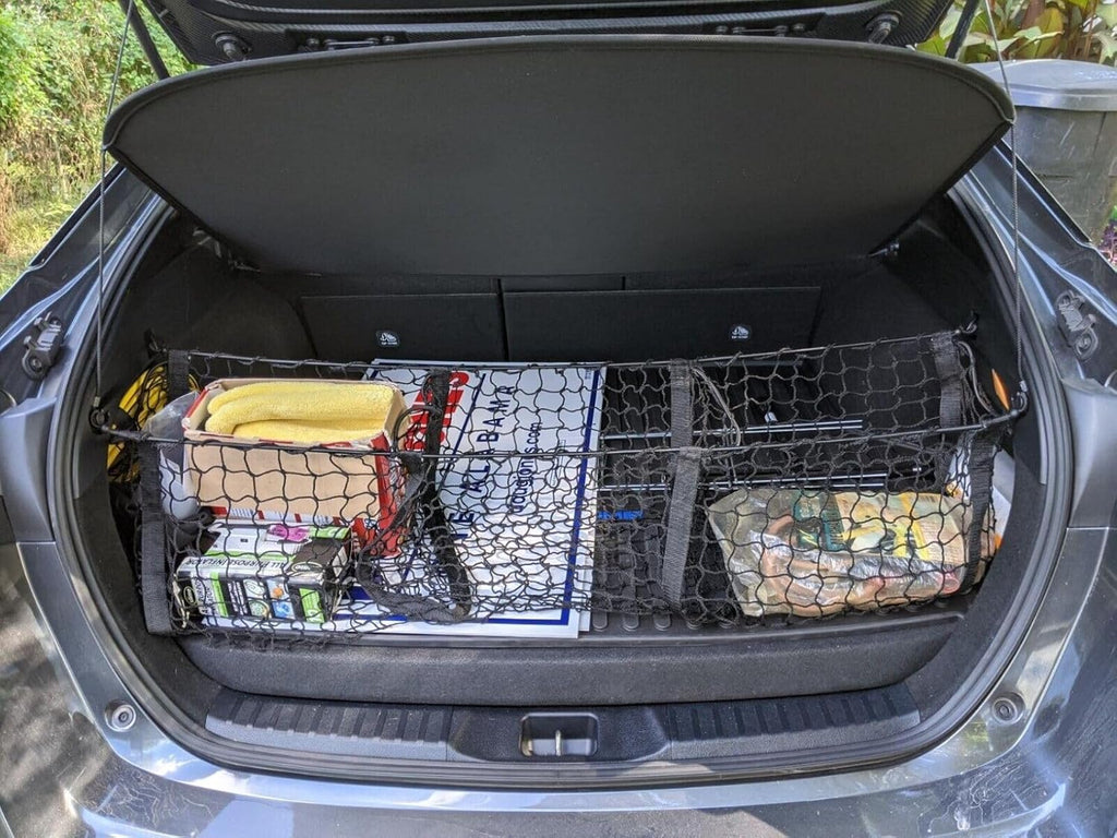 3 Pockets Mesh Trunk Organizer Cargo Net for Hatchback Z914