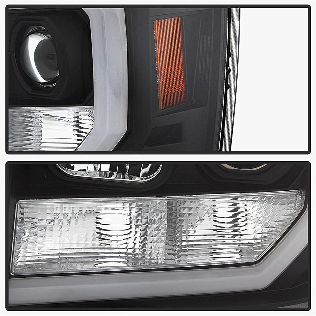 Clear Lens Black Housing LED Projector Headlights H1135