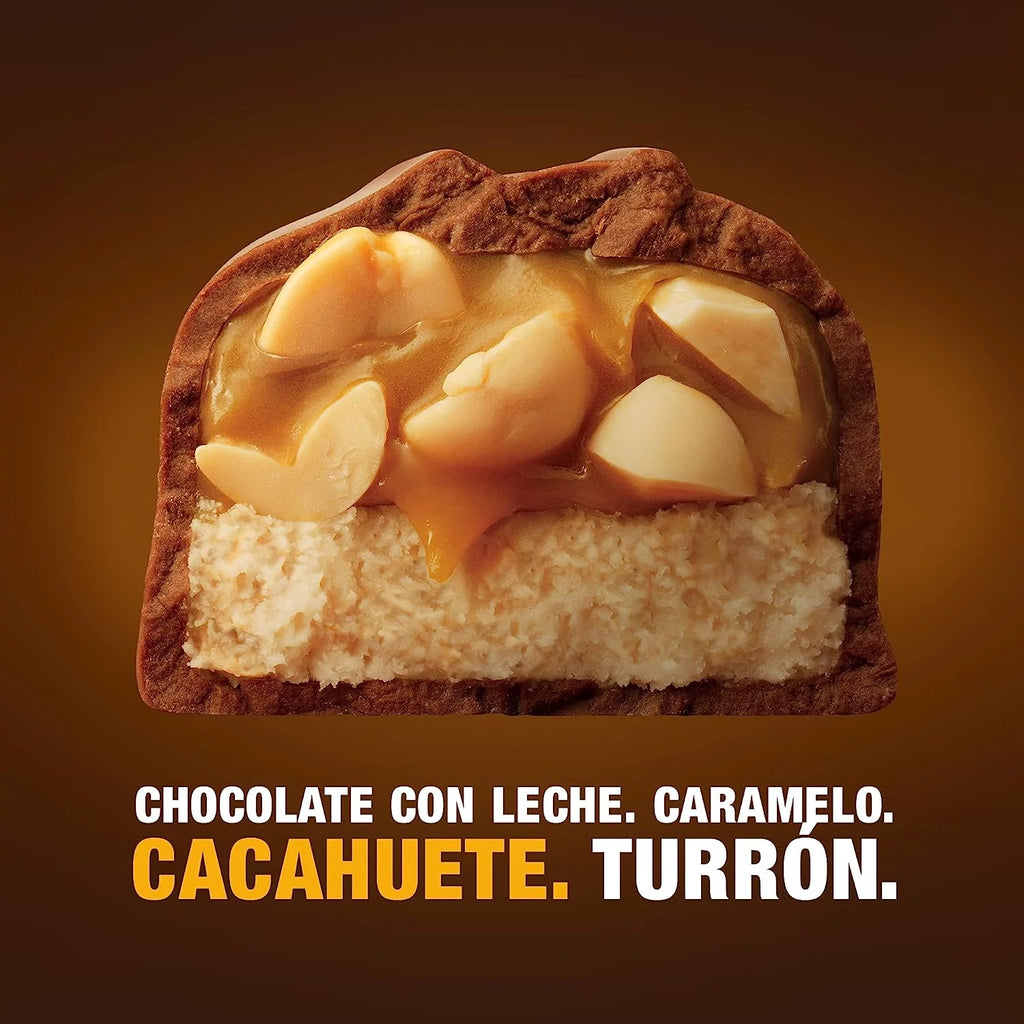 24 bars x 50g Chocolate Covered Caramel Peanuts Candy Bar X85024