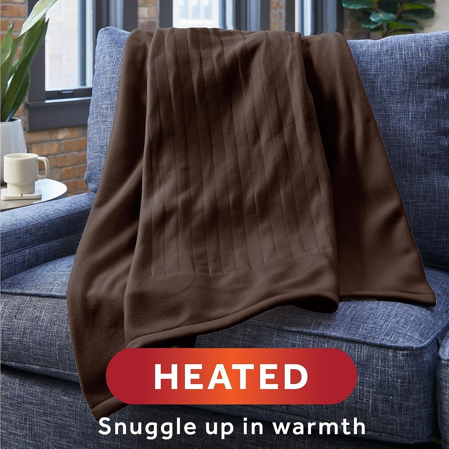 Twin Heated Blanket Machine Washable C235357