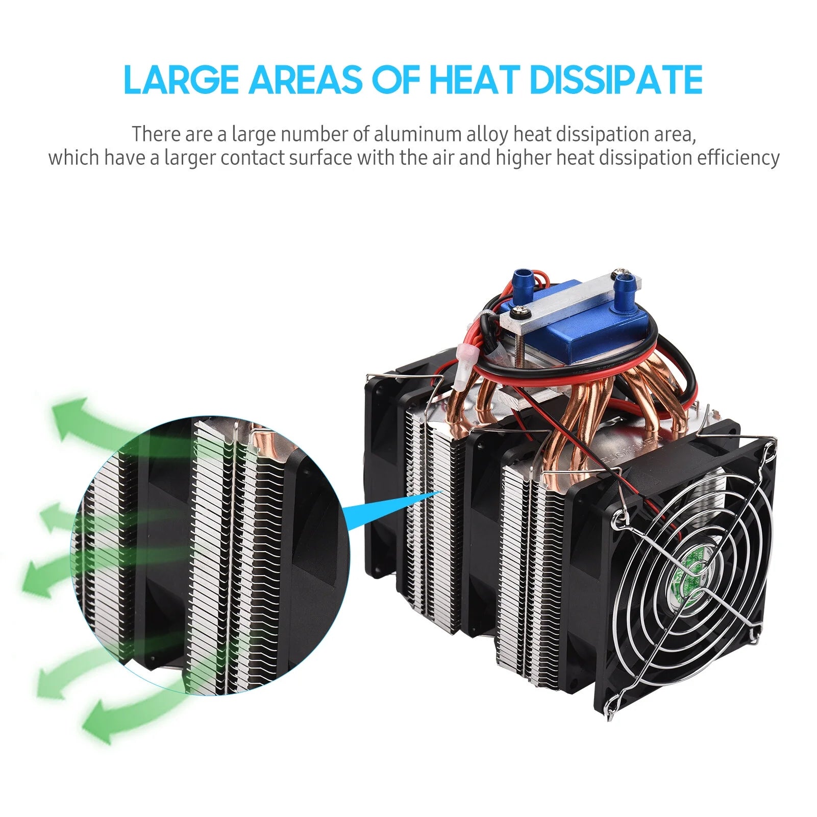 180W Semiconductor Refrigeration Fish Tank Chiller with 6pcs Copper Pipe G99204