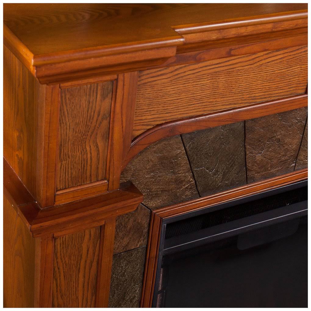 Oak Electric Fireplace O924