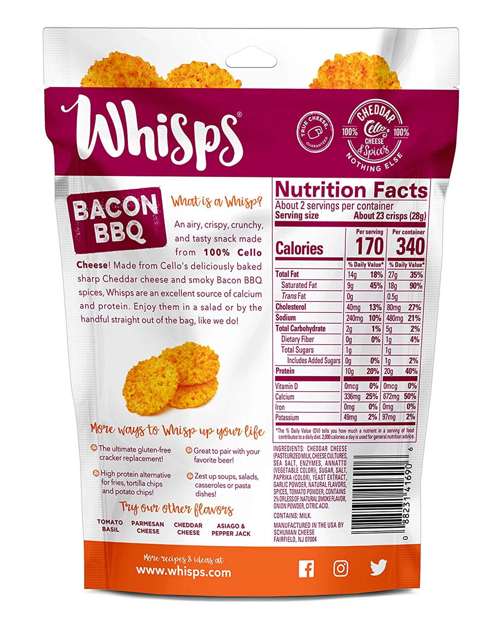 2.12 oz. 100% Cheese Snack (6 Pack) T53342