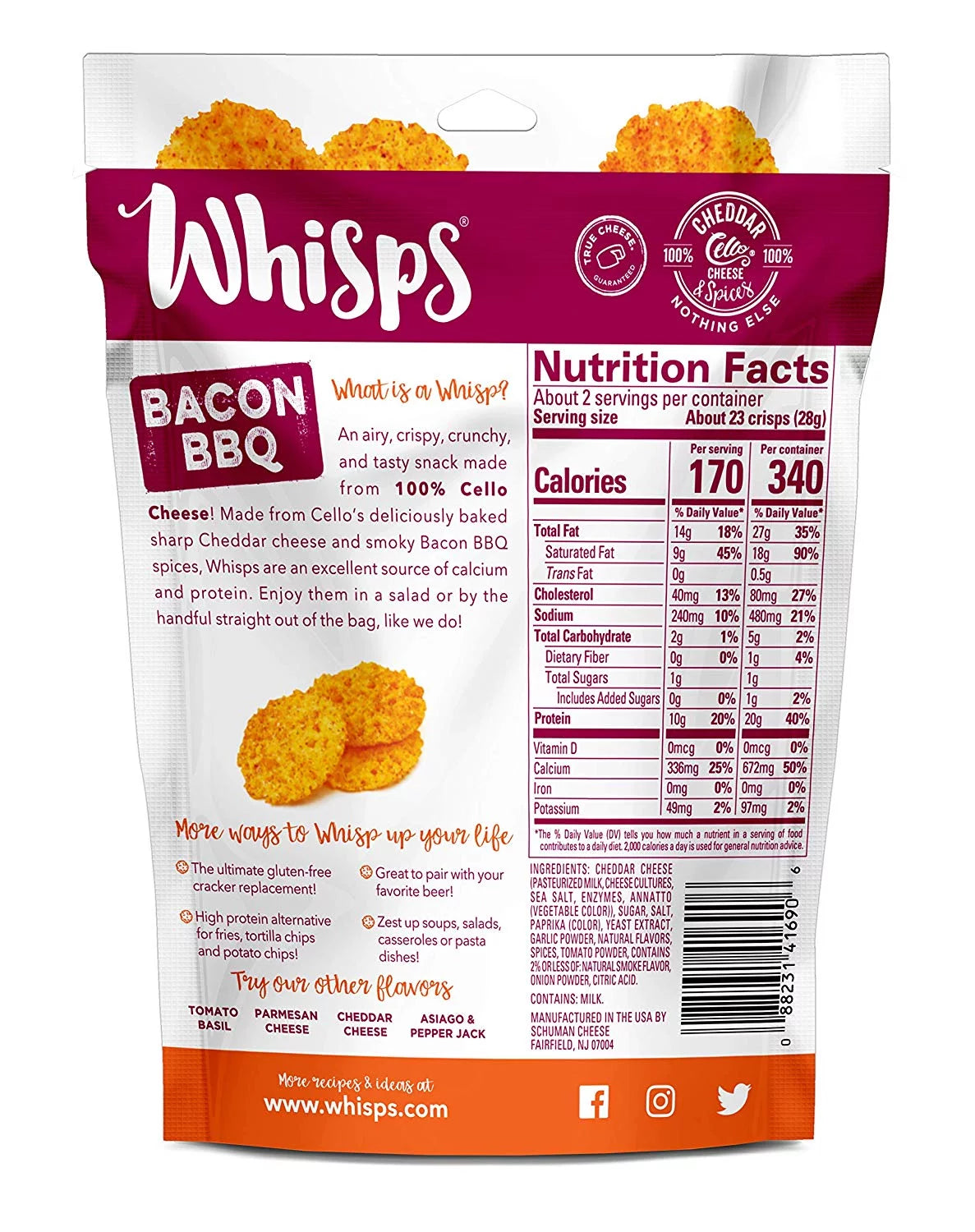 2.12 oz. 100% Cheese Snack (6 Pack) T53342