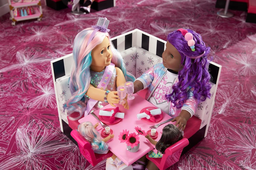 18-inch Doll Playset with Vinyl Backrest and Seats N63049