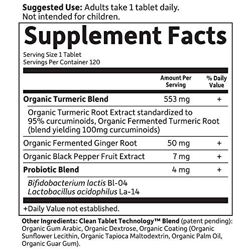 120 Tablets Turmeric Curcumin Supplement R833471