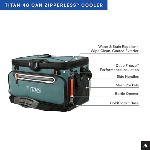 Titan Deep Freeze Cooler - Zipperless Hardbody Cooler G87894
