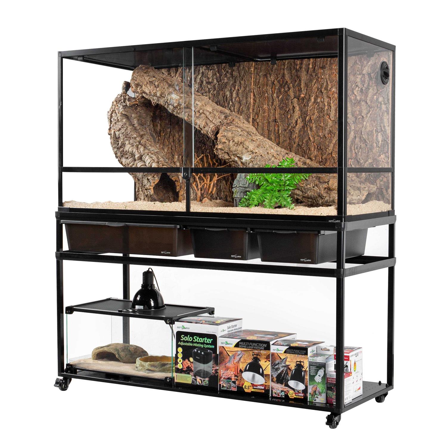 48 inch Terrarium Cabinet with Breeding Boxes C45370