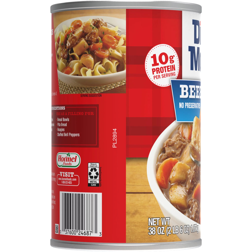 (6 pack) Beef Stew, Shelf-Stable, Steel Can 38 oz U819791