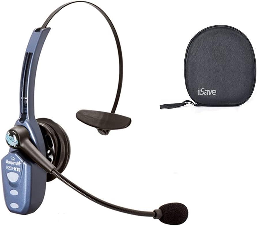Noise Cancelling Wireless Bluetooth Headset with Carrying Case Q696