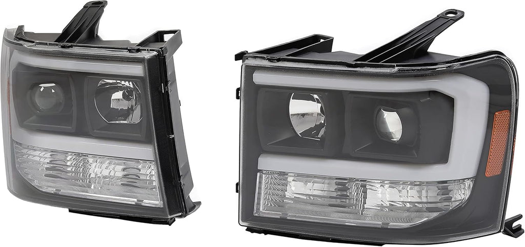 Clear Lens Black Housing LED Projector Headlights H1135