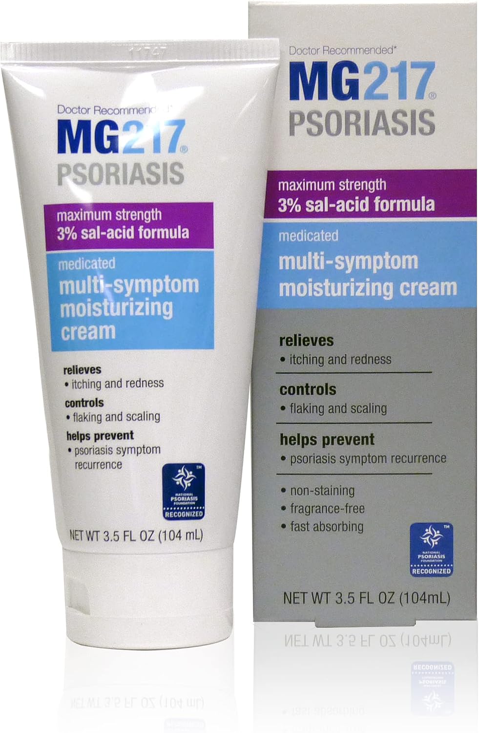 3% Salicylic Acid Psoriasis Cream, Fragrance Free, 3.5 Fl Oz J240030
